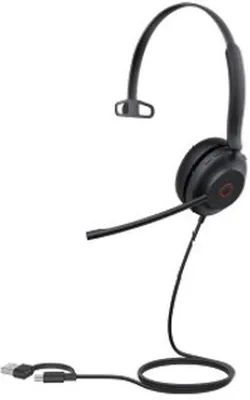 Produktbild von UH35  (schwarz, UC-Variante, USB-A und USB-C, Mono)