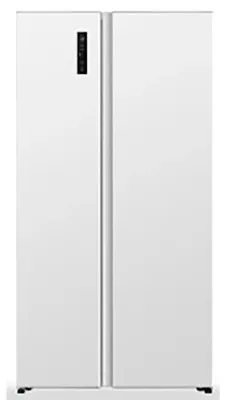 Obrázek produktu pro Hisense RS3P538NEWE, Stojací, Americká dvířka, Bílá, 2 dveře/dveří, Dotyk, Na dveřích