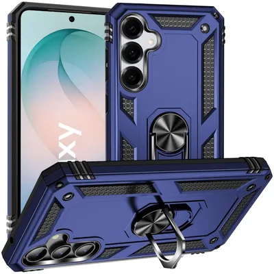 Image de Coque Armor Shield pour Samsung Galaxy S26 Coque Ultra Hybrid Case Coque de protection pour téléphone portable, bleue