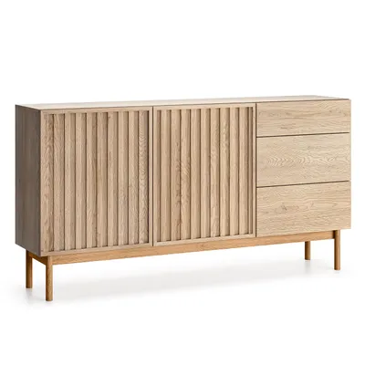 Image de AX LIVING Meuble pour chambre Santarco K2P3T commode chene cremona 159