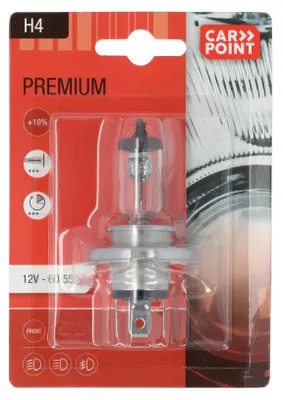 Produktbild von Carpoint Premium Autolampe H4 12V 60/55W