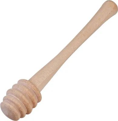 Produktbild von Hofmeister Holzwaren Honigheber Honig Löffel, aus Buchenholz, unbehandelt L105xD20 mm, 10488