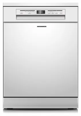 Produktbild von Heinner HDW-FSM60614DWE++ Geschirrspüler 14 Maßgedecke, , 6 Programme, Digitaldisplay, Weiß