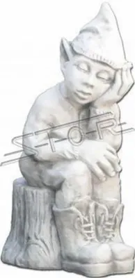Produktbild von Zwerg Statue Statuen Skulpturen Figur Dekoration Garten Terrasse Stein S201115