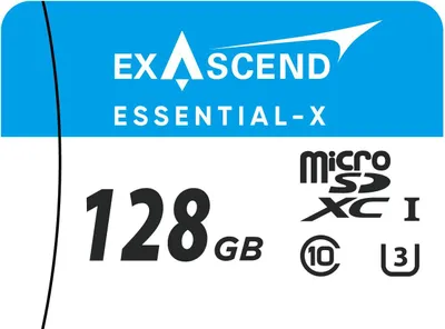 Obrázok produktu pre Exascend Essential-X Micro SD pamäťová karta 128 GB