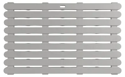 Produktbild von WENKO Duschrost Badematte 80x50x3 cm Vorleger Beige Dusche Bad Sauna Vielseitig