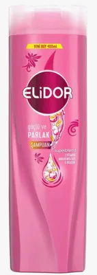Produktbild von Elidor Shampoo Lichtschimmer & Seideneffekt 400 ml – für glanzloses, krauses Haar