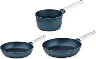 Obrázek produktu pro Westinghouse Pan Set Performance (Pánev ø 24 a 28 cm + Pánev ø 18 cm) - Modrá - Indukce a všechny ostatní zdroje tepla
