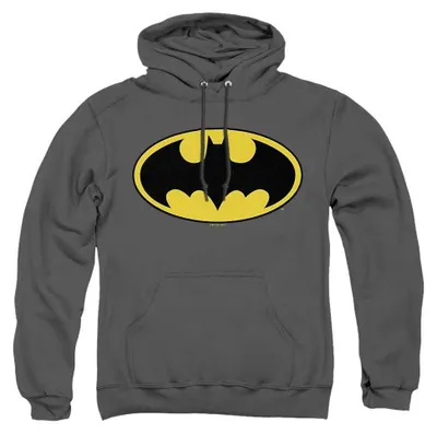 Immagine prodotto di Felpa con cappuccio Batman, unisex, per uomo/donna, in misto poliestere e cotone, modello TV40576 (taglia L), colore antracite