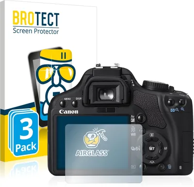 Produktbild von 3x BROTECT Schutzglas für Canon EOS 450D Schutzfolie Panzer Folie Glas Display Schutz klar