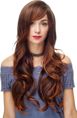 Produktbild von WIG ME UP Perücke, Schwarz-Braun-Mix, lang, wallendes Haar 9204S-2T30