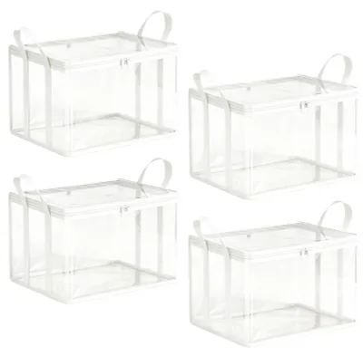 Produktbild von Wiederverwendbare Aufbewahrungsbeutel für Kleidung, 4er-Set