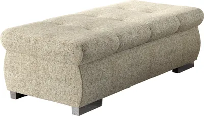 Produktbild von MIRJAN24 Polsterhocker Orkan Groß, Moderne Sitzhocker vom Hersteller, Holzkonstruktion, 120x60x39 cm (Farbe: Corbett 21)