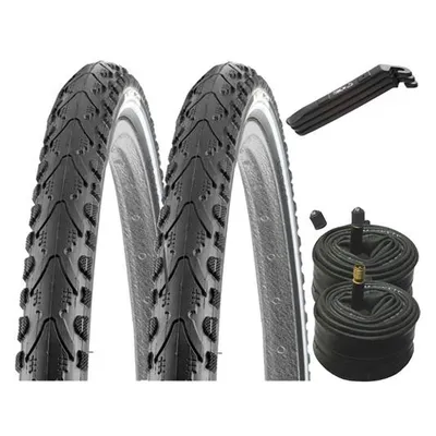 Produktbild von Kenda Set 2x Reifen K-935 37-622 mit 2x AV Schläuche + 3 Reifenheber