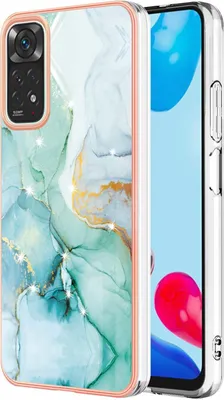Image de Etui pour Xiaomi Redmi Note 11S / Note 11 4G, étui antichoc en TPU souple vert