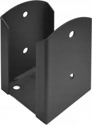 Obrázok produktu pre Základňa stožiara priskrutkovaná k betónu 91x150x2,0 mm antracitová