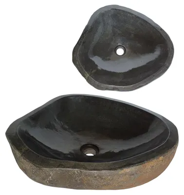 Immagine prodotto di Lendo Online Washbasin River Stone (46-53)x(34-40) cm Marrone