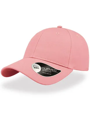 Immagine prodotto di Atlantis HITC | 6-Panel-Design Hit Cap - Visiera curva - Colore: Rosa chiaro - Taglia: Unica