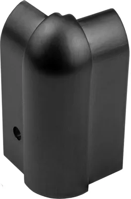 Produktbild von Sockelleiste Edelstahl V2A L250cm 40mm schwarz anthrazit gebürstet Ausseneck