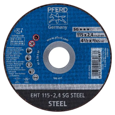 Produktbild von PFERD 61340222, 11,5 cm, 2,22 cm, 2,4 mm, 13300 RPM, 25 Stück(e)