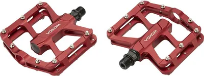 Produktbild von Voxom Pedal MTB Pe16 rot Aluminium anodisiert Cr-Mo Achse Gleitlager Austausc....