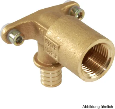 Produktbild von Rehau Rautitan RX+ Wandwinkel mit IG, 16 mm x Rp 1/2" lang
