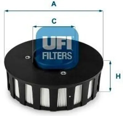 Produktbild von Filter, Kurbelgehäuseentlüftung UFI 27.686.00