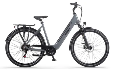 Productafbeelding van Tomos EB 23 - Elektrische Fiets - 250W motor - 468Wh accu - Grijs