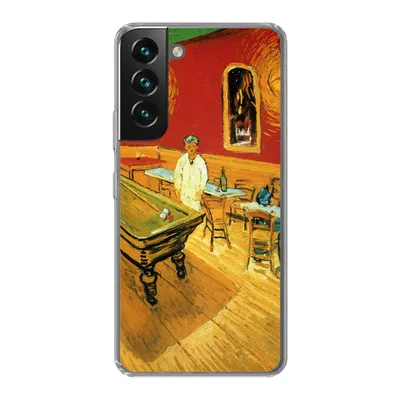 Produktbild von MuchoWow® Handyhülle Schutzhülle Hülle für Samsung Galaxy S22 Das Nachtcafé - Vincent van Gogh Silikon Softcase Handy Hülle - Mobiltelefonhülle
