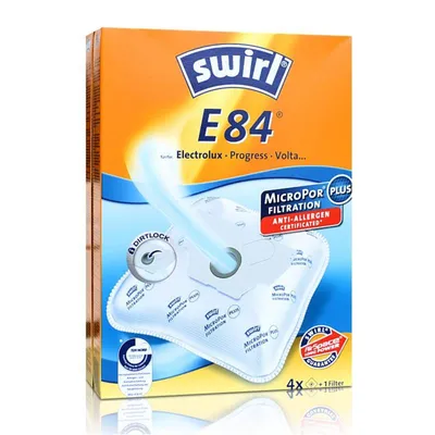 A box of Swirl E84 vacuum cleaner bags.