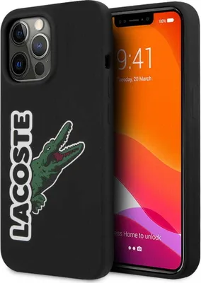 Zdjęcie produktu dla Etui Lacoste Head Crocodile do iPhone 13 Pro Max czarny