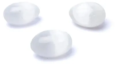 Image de Oeuf de sélénite - paquet de 3 pièces - ± 6 cm