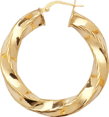 Productafbeelding van Oorbellen voor dames, goud 375/1000 - 25mm; TRS11407MM25