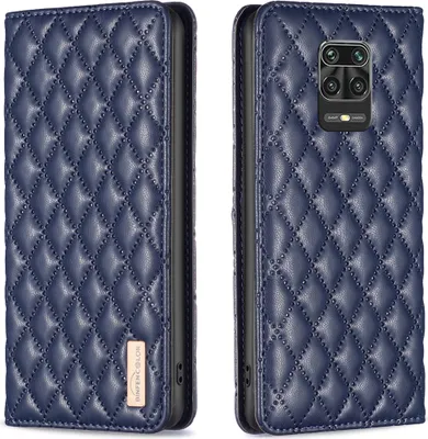 Obrázek produktu pro Redmi Note 9 Pro Case, elegantní flipové kožené pouzdro ve stylu knihy se stojánkem pro Xiaomi Redmi Note 9 Pro Max / Note 9 Pro / Note 9S Blue