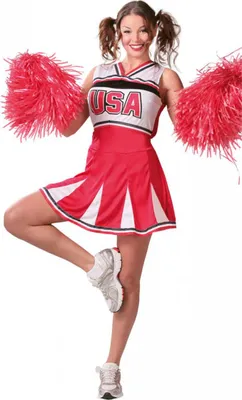 Produktbild von Highschool Cheerleader Kostüm | S-XL Damen Größe: S
