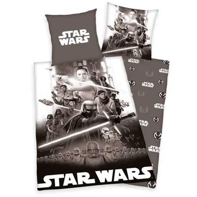 Produktbild von Star Wars Bettwäsche / Kinderbettwäsche, 100% Baumwolle ( Renforcé ), 80x80 + 135x200 cm
