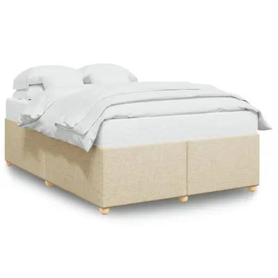 Immagine prodotto di vidaXL Struttura letto senza materasso crema 140x190 cm tessuto