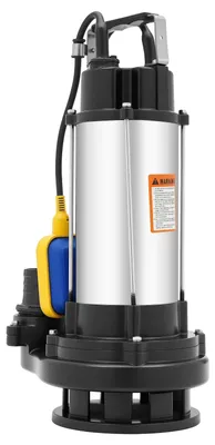 Immagine prodotto di Pompa sommergibile per acque reflue, 2 CV, 1500 W, portata massima 36 m³/h, altezza di sollevamento massima 22 m, tensione 220 V