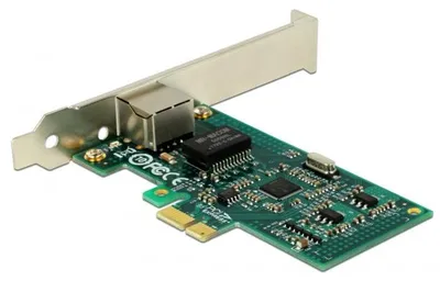 Produktbild von PCIe x1 Gigabit LAN 1x RJ45 +Low Profile i82574 Delock