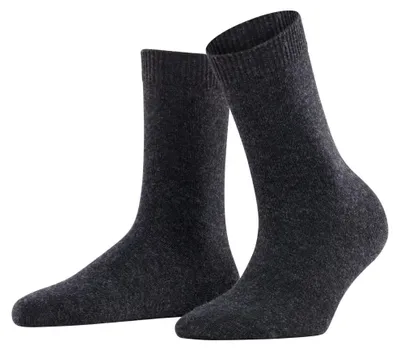 Produktbild von Damensocken Cosy Wool – Anthrazit meliert – Größe 35–38
