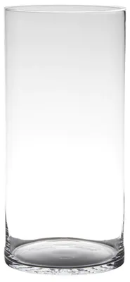 Produktbild von Bodenvase Dekoglas ZYLINDER LUNA H. 40cm D. 18,5cm transparent rund Glas Hakbijl