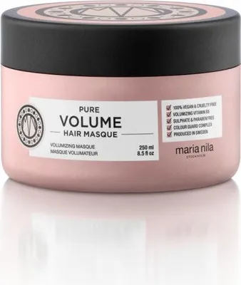 Image de Maria Nila, Pure Volume, Vegan, Hair Treatment Cream Mask, For Nourishing, 250 ml