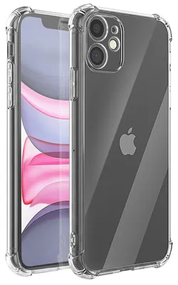Immagine prodotto di Mayaxess, custodia protettiva in silicone per iPhone 11, resistente agli urti con angoli rinforzati, trasparente