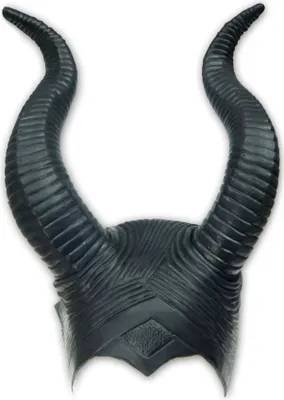 Produktbild von Haube mit Hörnern Dunkle Fee - Schwarz
