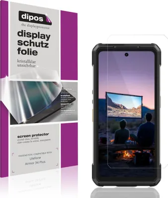 Image de 4x Film de protection d'écran pour Ulefone Armor 34 Plus protecteur clair dipos
