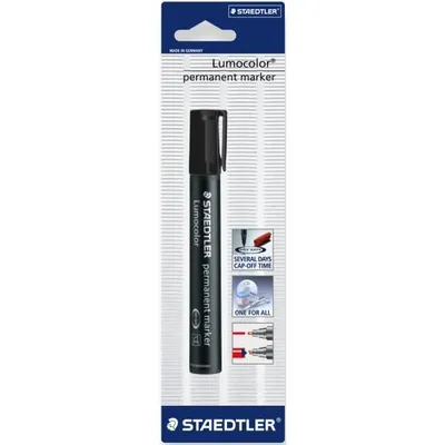 Produktbild von Permanentmarker Lumocolor Keilspitze schwarz