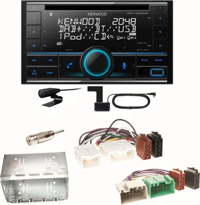 Produktbild von Kenwood DPX-7300DAB Bluetooth Digitalradio Einbauset für Volvo S40 V40 850