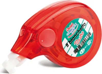 Produktbild von Pentel 0100819 Korrektur-Band 10 m Rot
