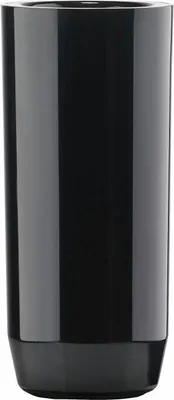 Produktbild von Zone Denmark Zahnbürstenbecher Suii, Zahnputzbecher, Kunststoff, Schwarz, H 14 cm, 332162
