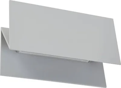 Produktbild von Lucande LED-Außenwandleuchte Meja, grau, Metall, 27cm, IP54